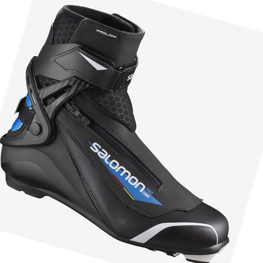 Salomon PRO COMBI PROLINK Kadın Kayak Botu Siyah Mavi | TR 2053FDN